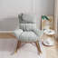 Fauteuil à bascule de loisirs, canapé de luxe léger, fauteuil de loisirs pour balcon, fauteuil caractéristique confortable et respirant, coussin de siège amovible et lavable