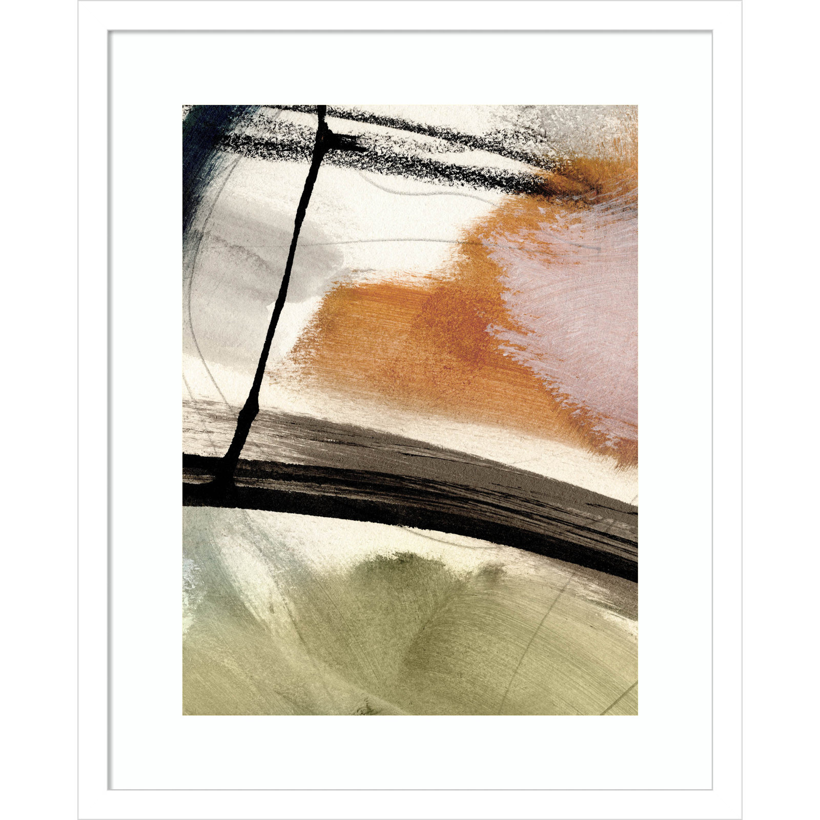 Light No 2 by Dan Hobday Wood Framed Wall Art Print, White, 21" H x 17" W