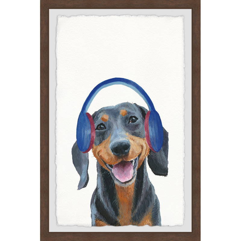 'Music Lover' Framed Print, 30" H x 20" W x 1.5" D