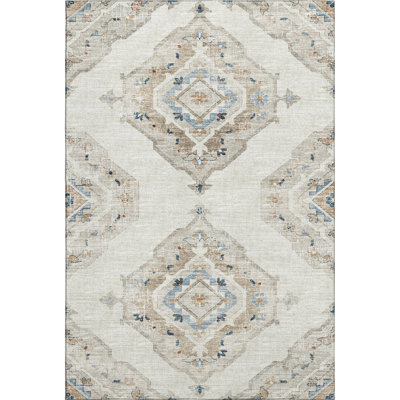Premium Machine Washable Andreau AMF91 Linen Rug