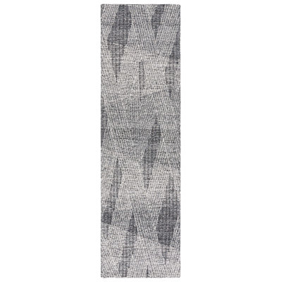 Newgard Hand Tufted Wool Pile Geometric Rug