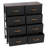 Hauser 4-Tier Wide Dresser Storage Unit With 8 Pull Fabric Drawers