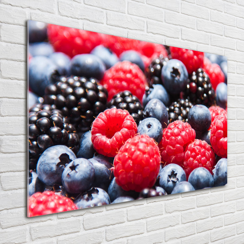 Forest Fruits - No Frame Print on Glass