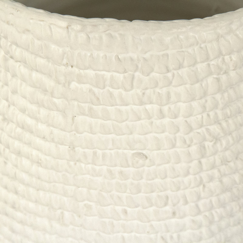 Mairead Ceramic Table Vase, White