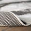 Tapis ivoire/gris en polypropylène poils longs  Callensburg-23047099