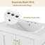 Meuble-lavabo simple 30 po avec plateau en résine Savelie