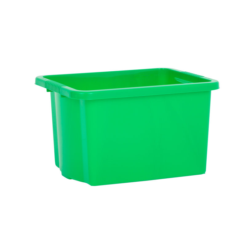Stack & Store Box, Green, 24 qt
