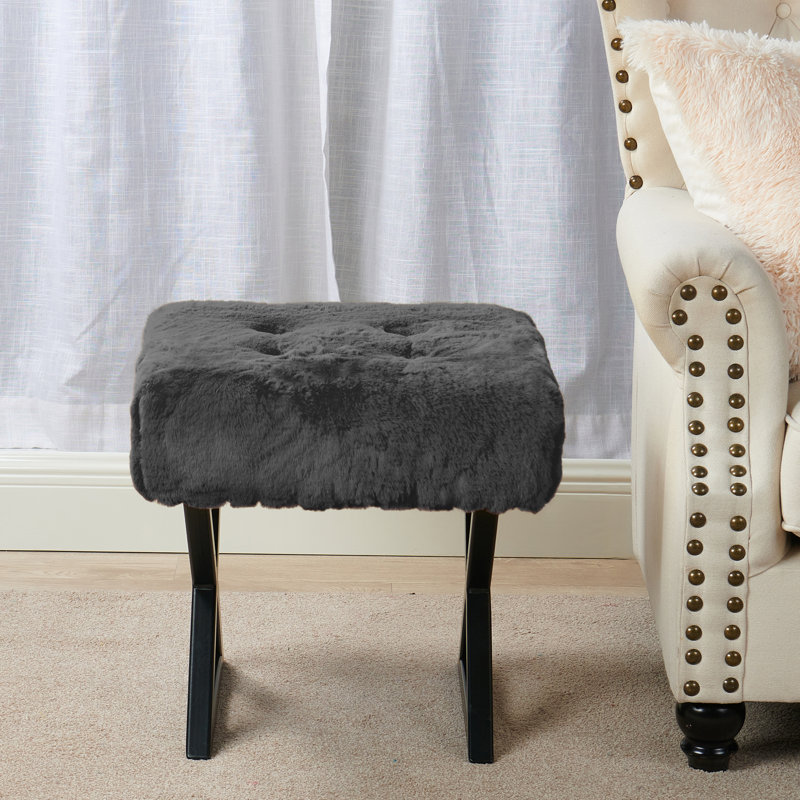 Repose-pieds standard large 19 po Kabria, Gris anthracite