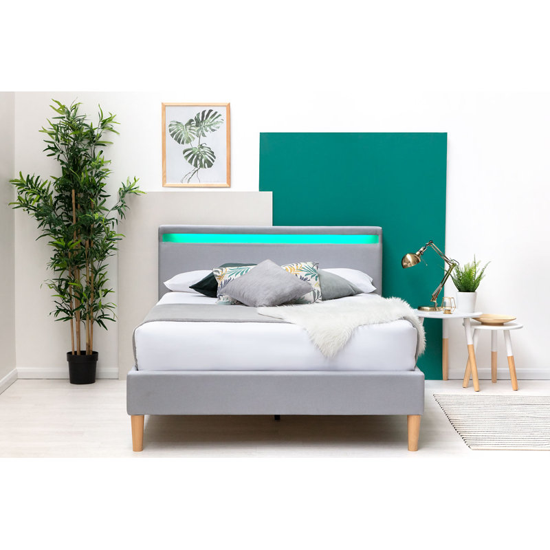Jelissa Upholstered Bed, Double (4'6), No Mattress