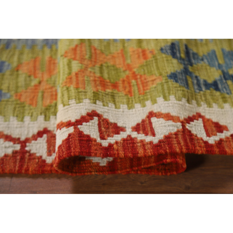 Tapis réversible en laine South Western Kilim 4 x 6
