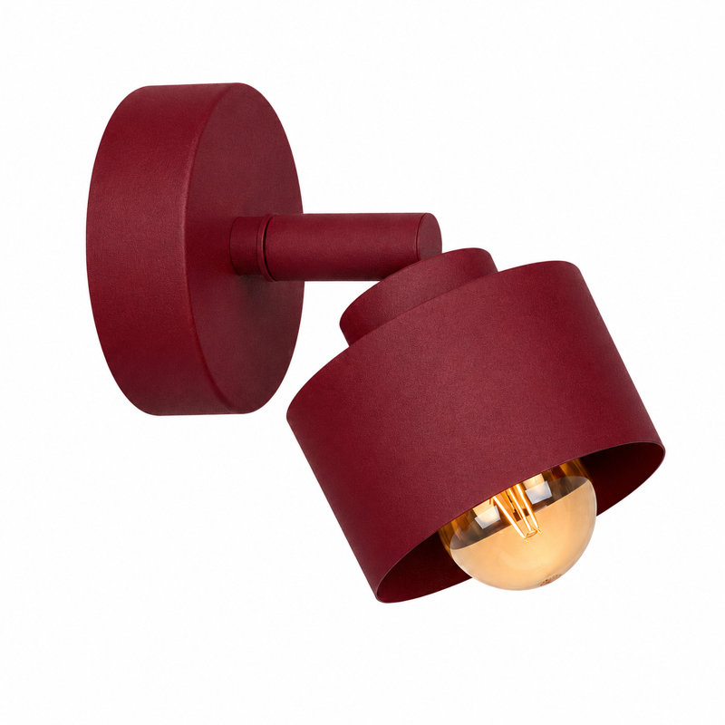 Steel Spotlight, Burgundy