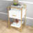 Tenille Glass Top End Table-1926416108