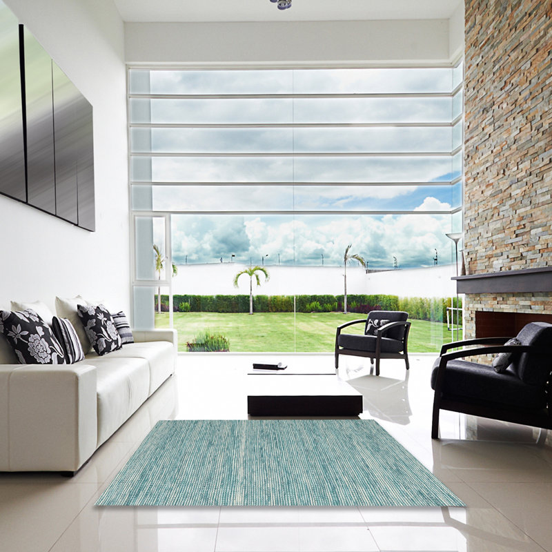 Abstract Indoor Rug, Square 5'