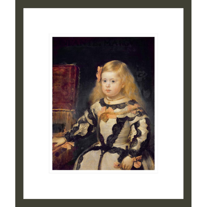 Portrait de l'infante Maria Marguerita (1651-73) par Diego Velázquez, impression giclée encadrée, 16,17 po H x 13,75 po L