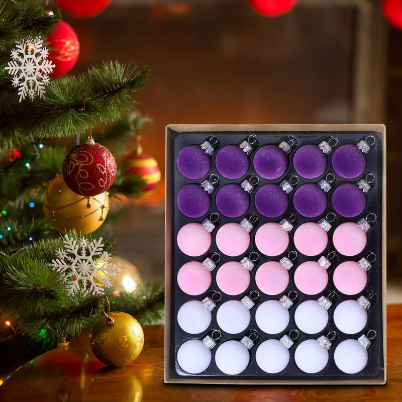 Boule de Noël 3 cm / 30 pièces, F