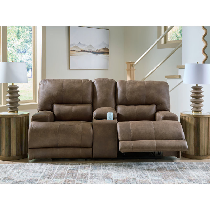 Causeuse inclinable électrique avec console Bealeaf