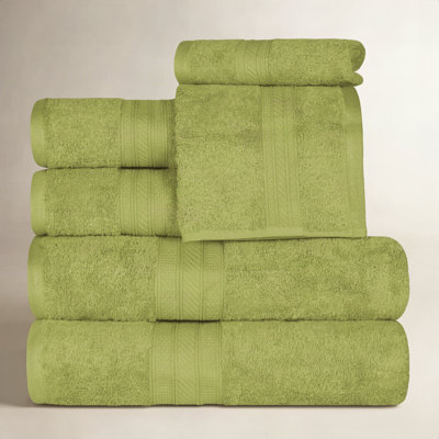 6-Piece Combed Cotton Towel Set