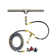 EasyFirePits Deluxe LP Fire Pit Connection Kit and Lifetime Warranted 316 Stainless Trough Burner