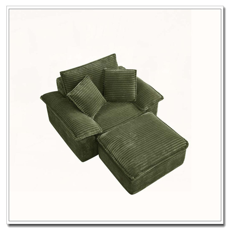 47" Oversized Sofa Chair, Green