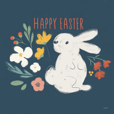 " Hop Into Spring IV " Mixed Media Print