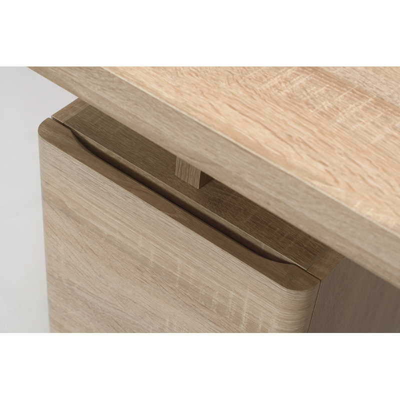 Bureau d'écriture Cuuba, Chêne scié brut