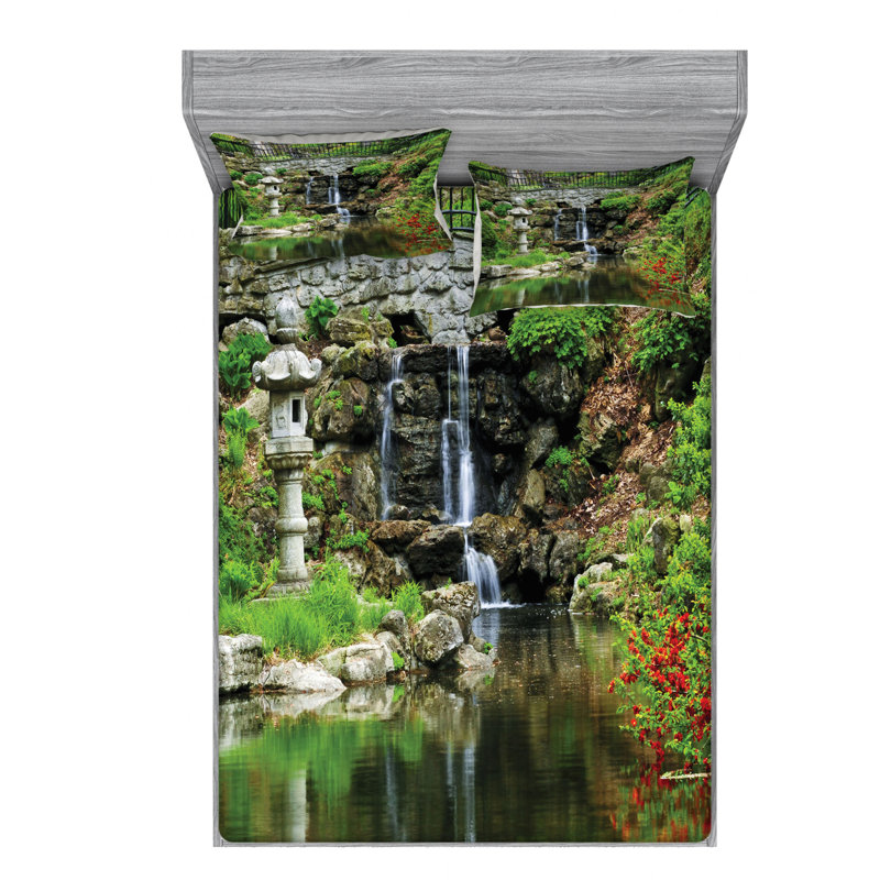 Microfiber Sheet Set, Queen Sheet Set with Fitted Sheet
