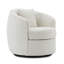 Fauteuil d'appoint pivotant Modern Boucle-793861886