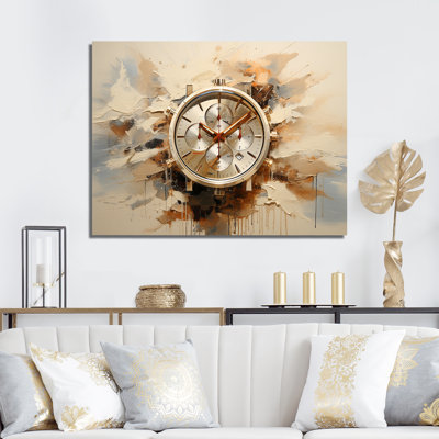 Minimalisme, montre de luxe III sur toile