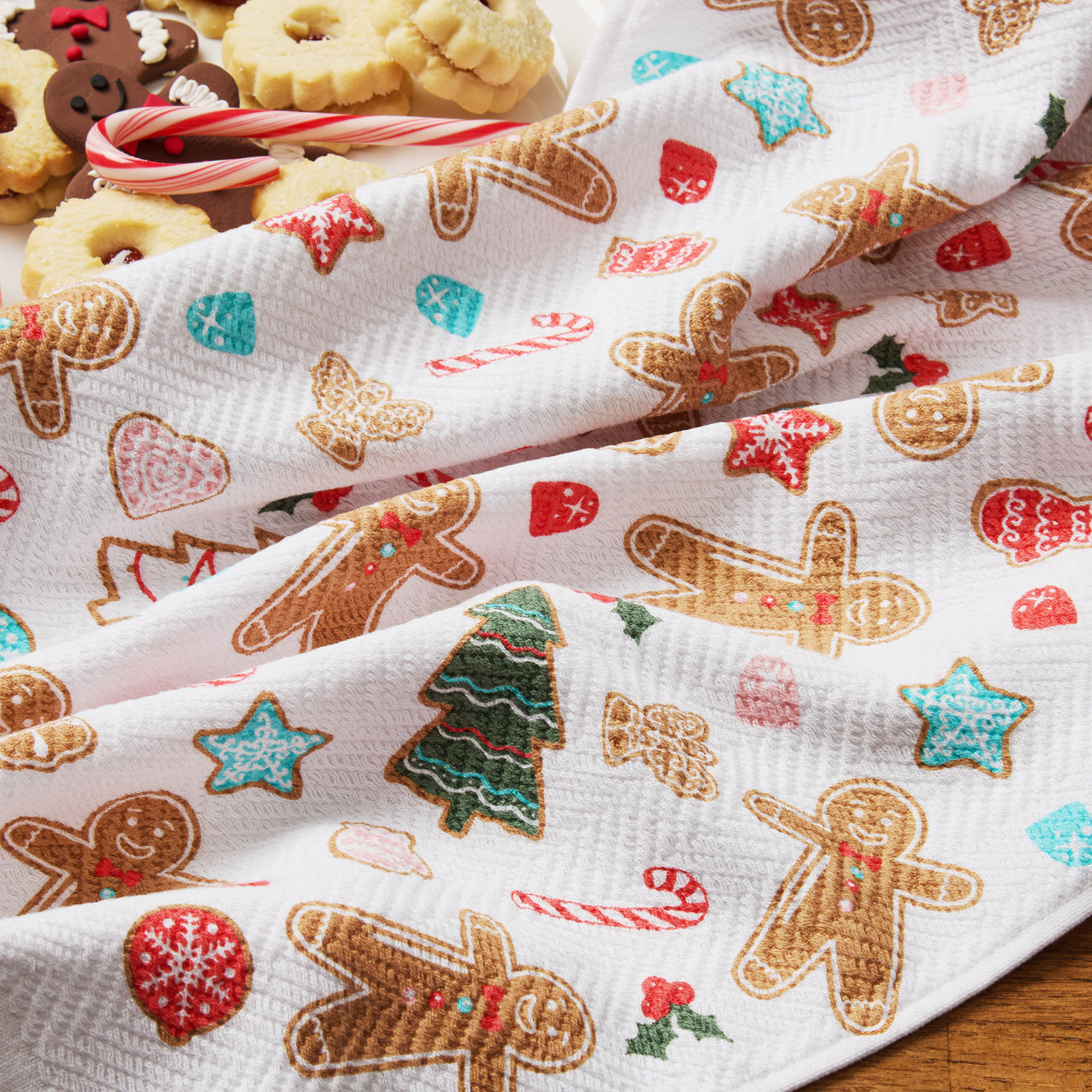 Snowflakes Kitchen Towel Set 2-Pack 16"x28"