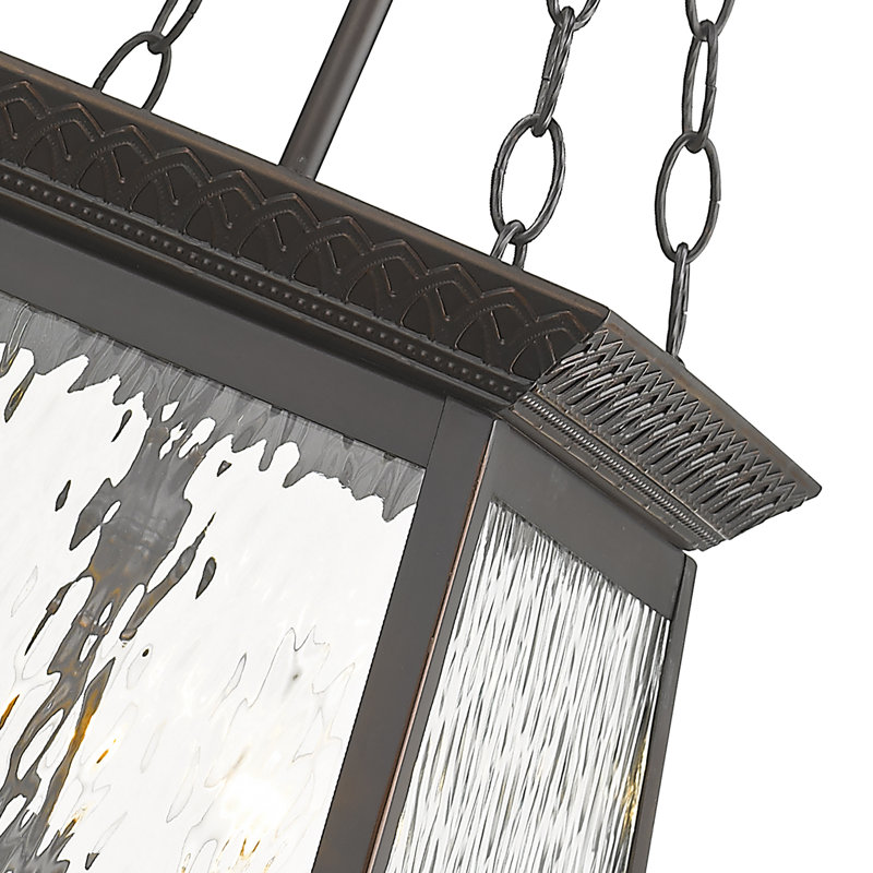 Luminaire suspendu géométrique 3 lumières lanterne Flitwick
