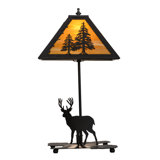 Rustic Lodge Table Lamp