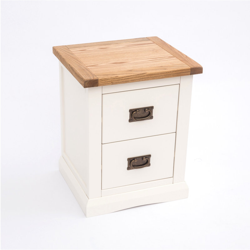 Abree 45cm W Plywood / Laminate Board Bedside Table