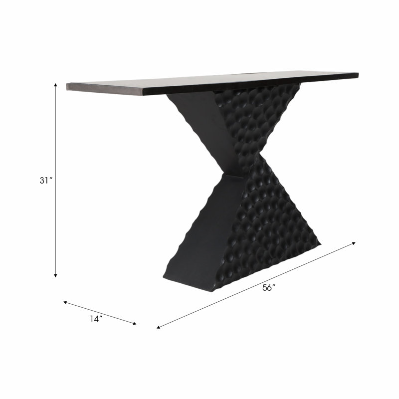 Daitzman 14'' Solid Wood Console Table
