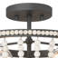 Lustre semi-encastré 3 lumières-2086547407