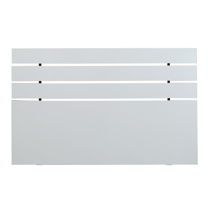 Huga Queen Modern Panel HeadBoard, White