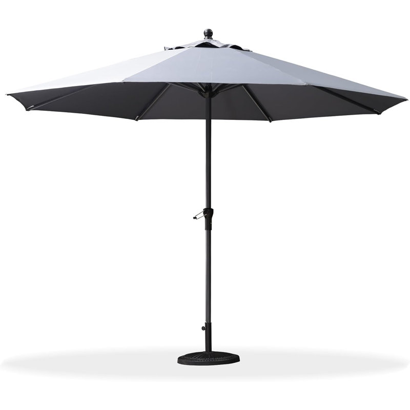 335cm Market Parasol, Light Grey