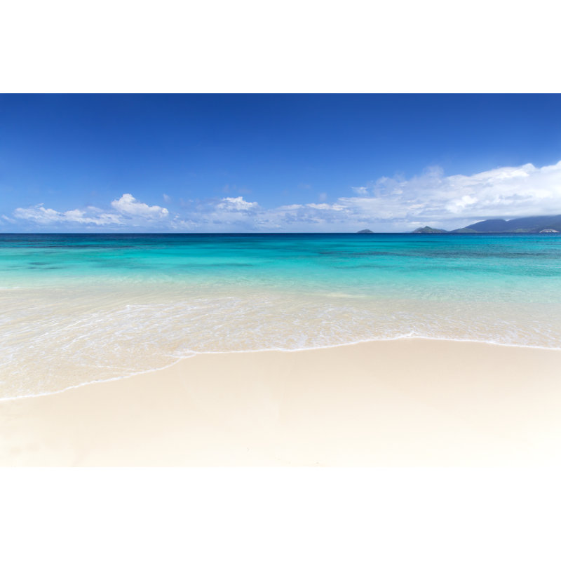 White Sandy Beach by Logray-2008 - Wrapped Canvas Print, 30cm H x 46cm W x 3.8cm D