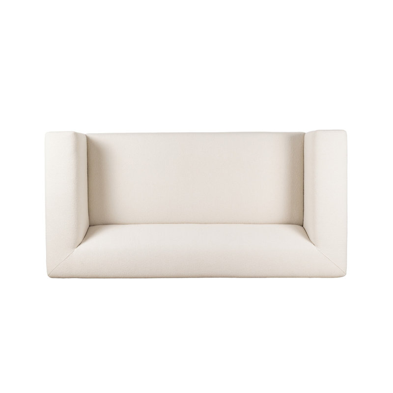 Lawndale Sofa-89"-Napa Sandstone, Fayette Cloud