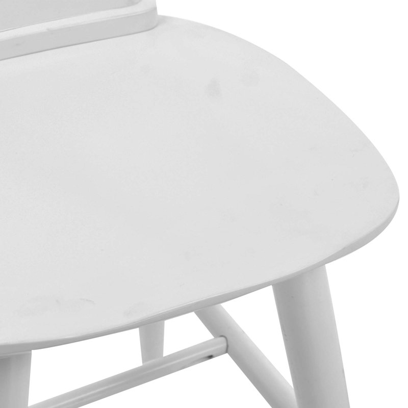 Tabouret Mid Mid Century, Blanc