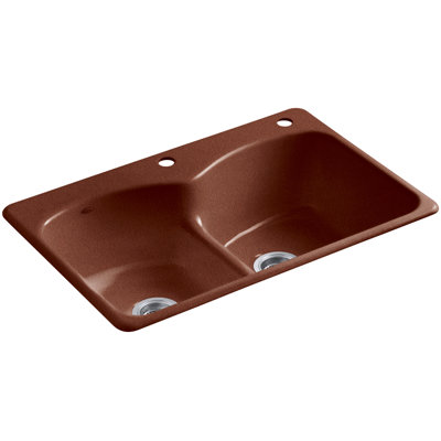 Langlade 33" L x 22" W Drop-In Kitchen Sink