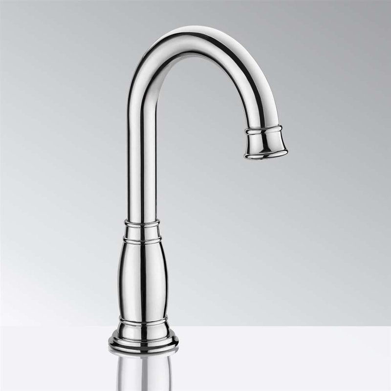 BathSelect Hotel Commercial Chrome Automatic Touchless Sensor Faucet