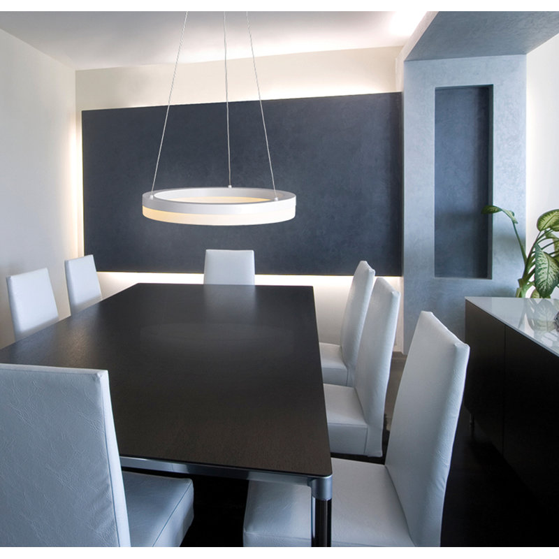 Janiya 1 - Light LED Geometric Pendant, Warm white