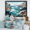 Paysage sauvage de plage I, reproduction sur toile