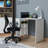 Modern Study Desk, White, 35.4 x 29.3 x 19.7 inches | 100% Melamine Coated Chipboard, Thickness: 0.7 inches | Easy Assembly with Minifix & Alyan System | Sleek Design for Home Office & Study Spaces