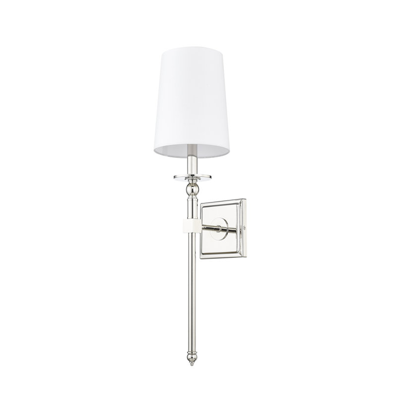 Jaceyon 26" Tall 1 - Light Wall Sconce, Polished Nickel