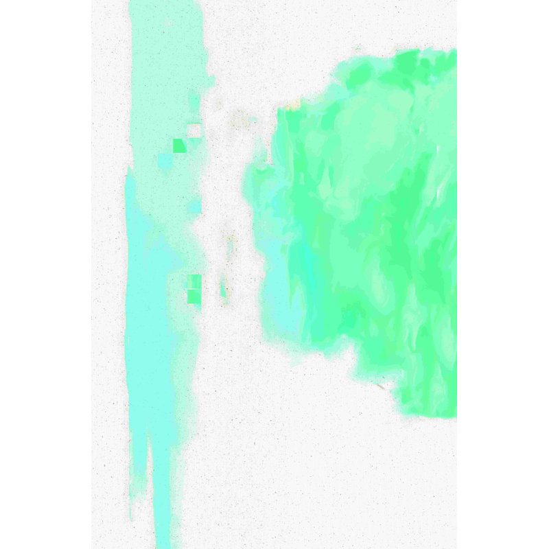 Abstrait avec petits carrés - peinture sur toile tendue, H 30 po x l 20 po