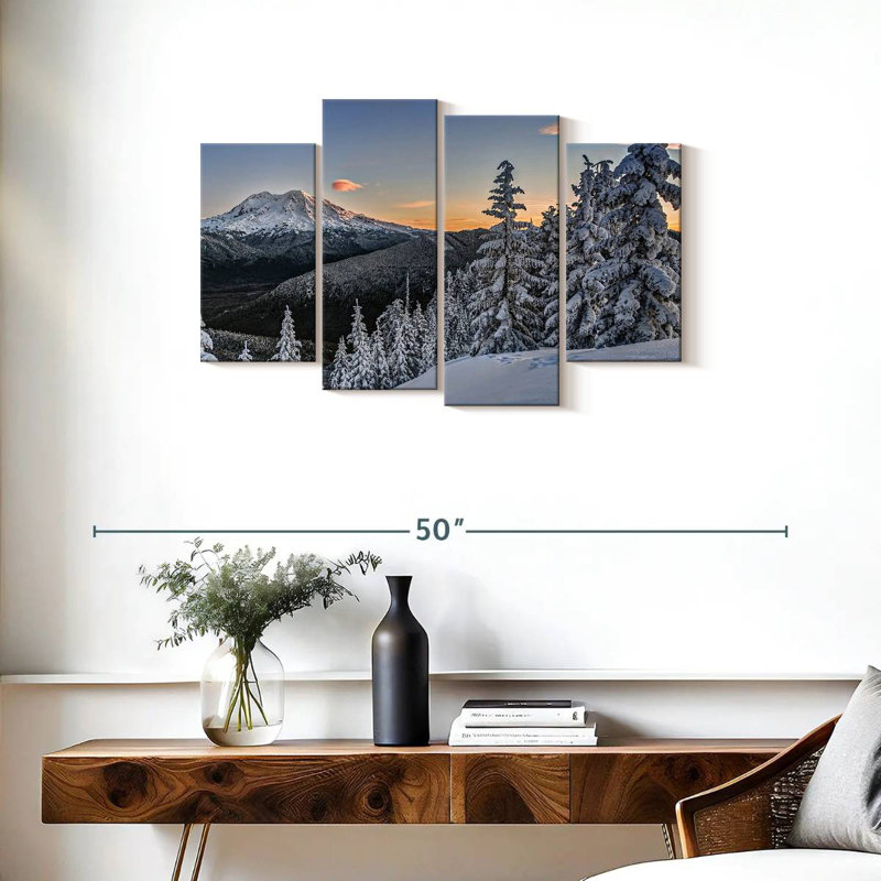 Alvord Mount Rainier Sunrise, H 22 po x l 36 po