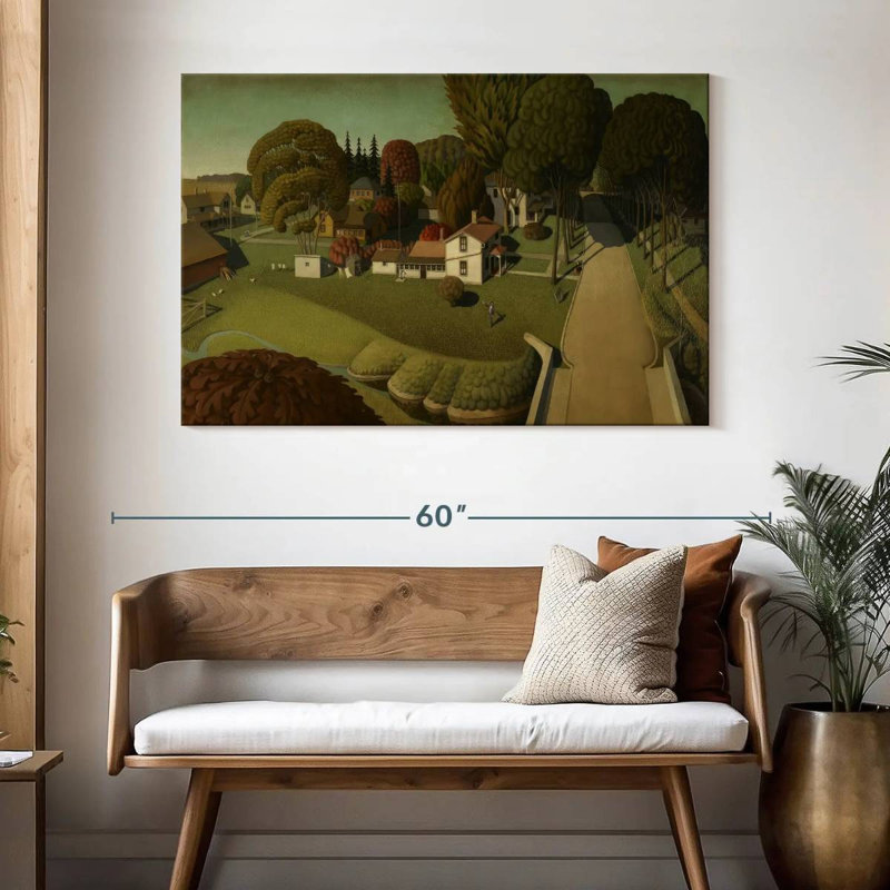 Alvord The Birthplace Of Herbert Hoover, 32" H x 48" W