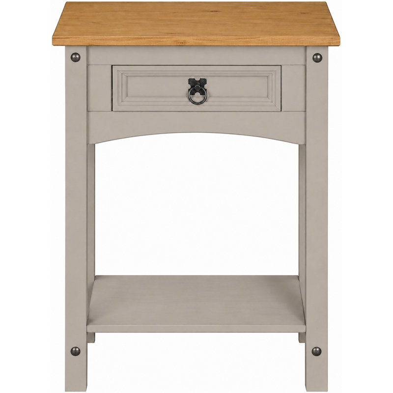Gouglersville 53cm Solid Wood Console Table