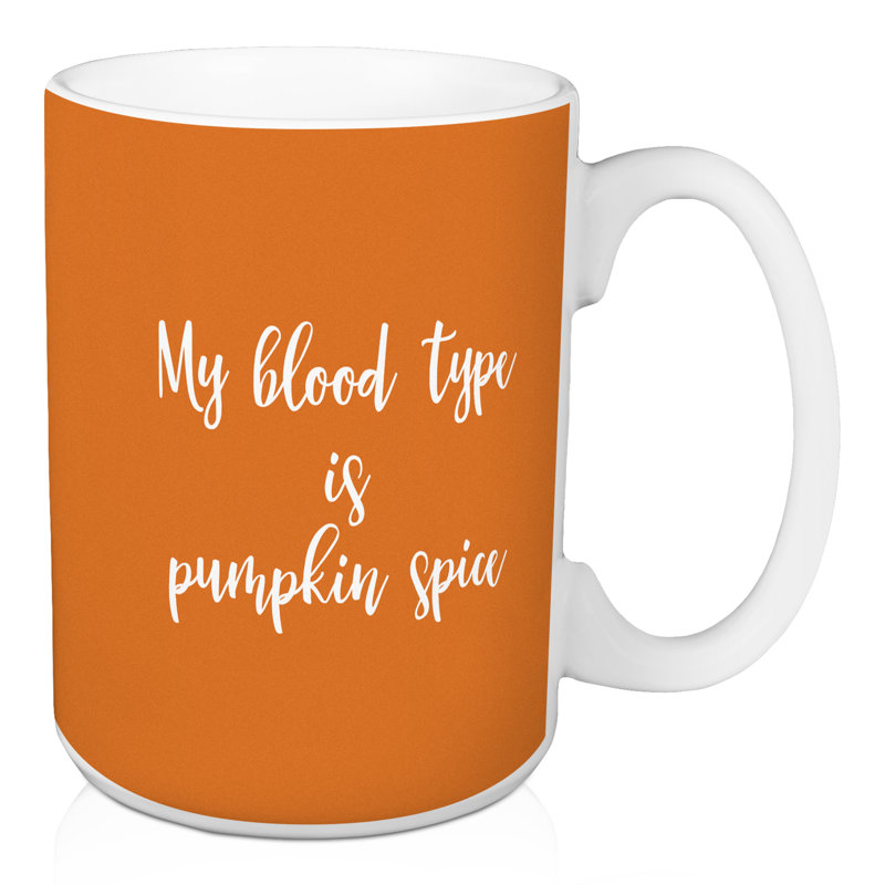 Grande tasse à café citrouille de type sanguin Olinda, Orange